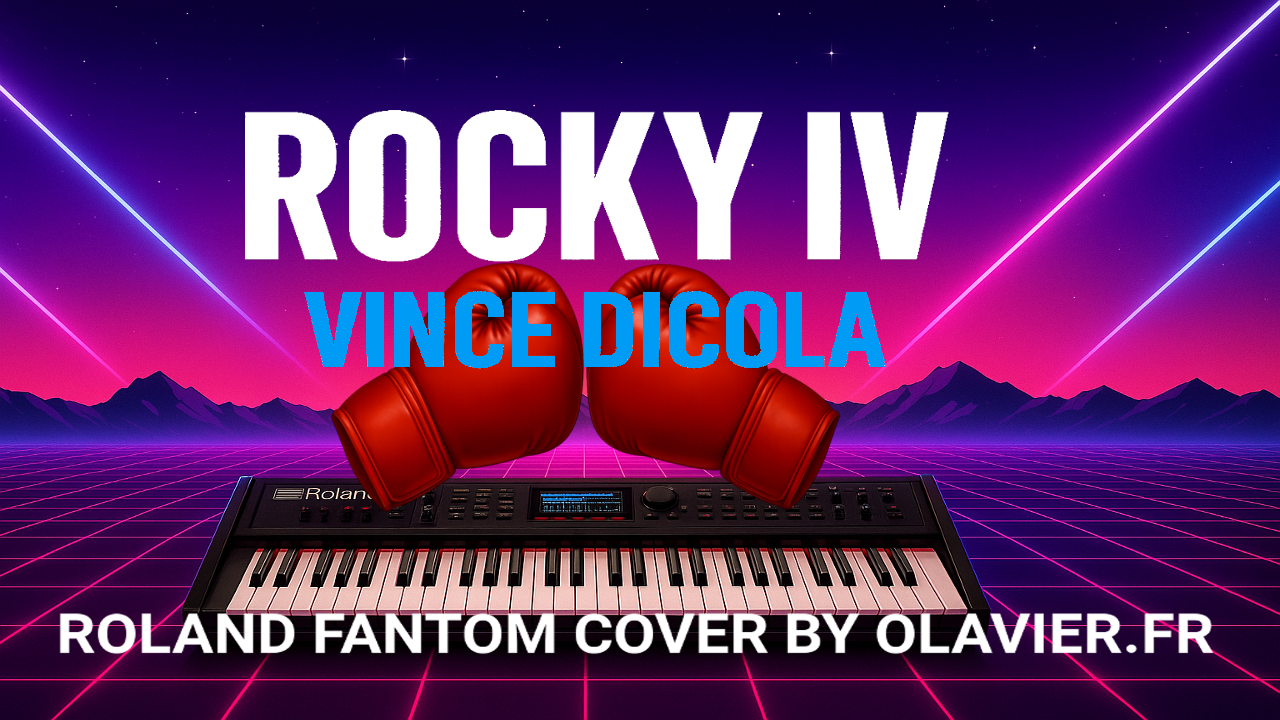 ROLAND FANTOM | ROCKY 4 TRAINING MONTAGE - VINCE DICOLA